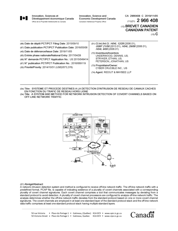 Patent CA2966408C